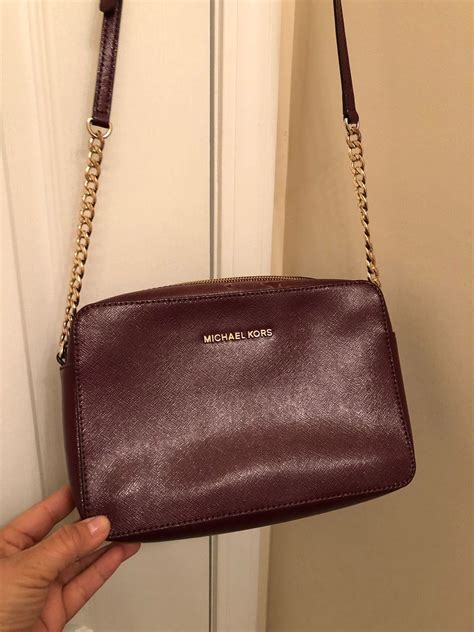 burgundy michael kors|michael kors burgundy crossbody bag.